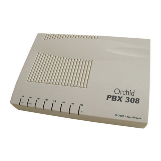 Orchid Telecom PBX 308 Manuals