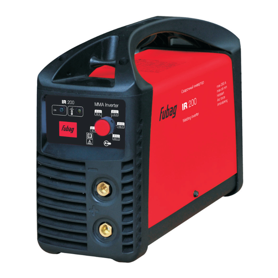 Fubag IR 140 Operator's Manual