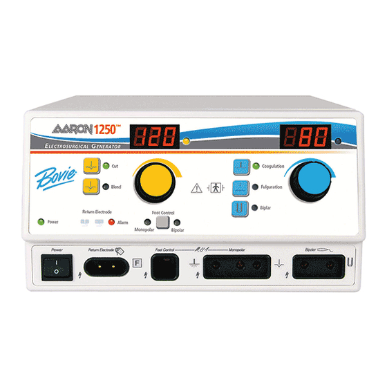 Bovie AARON 1250 Service Manual