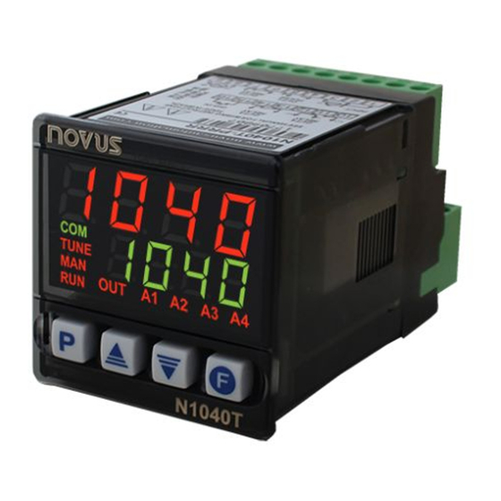 Novus N1040T Instruction Manual