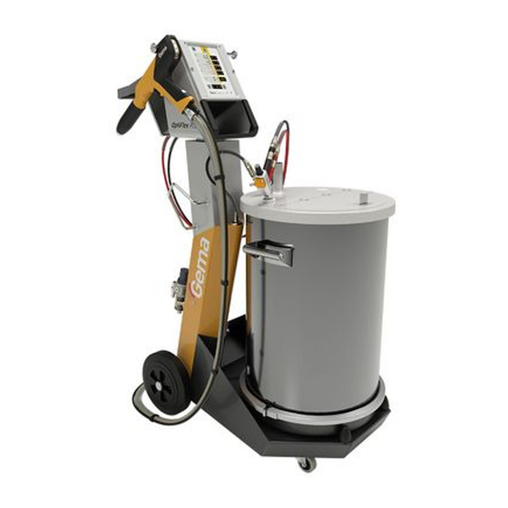 Gema OptiFlex Pro F Operating Instructions And Spare Parts List
