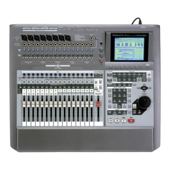Roland VS-2480 Tip Sheet