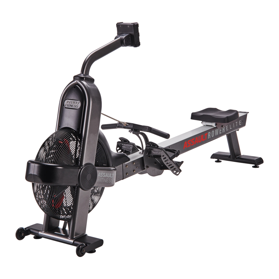 Assault Fitness AirRower ELITE Technical Specifications & Use Manuallines