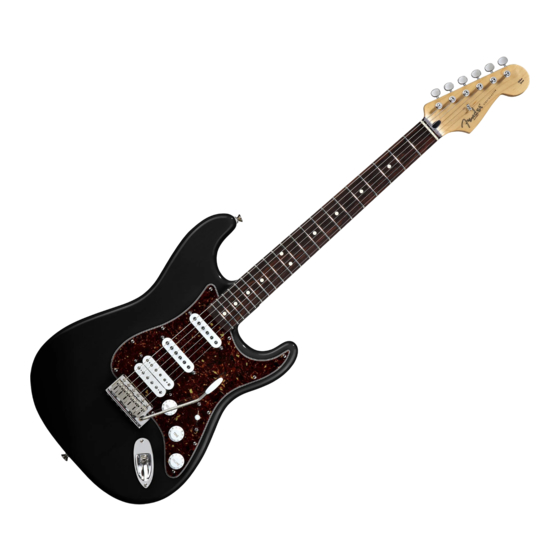 Fender Deluxe Power Stratocaster Parts List