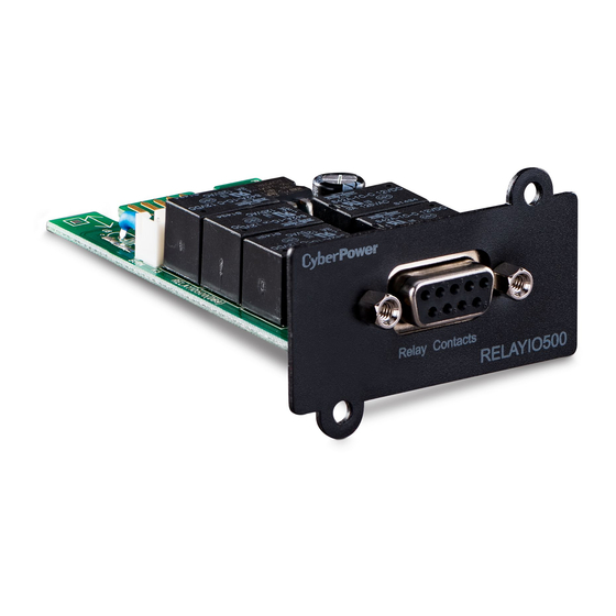 CyberPower RELAYIO500 User Manual