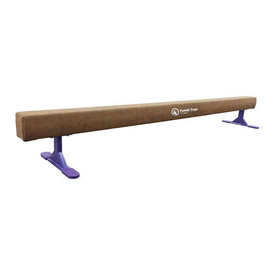 Tumbl Trak Addie Balance Beam Assembly Instructions