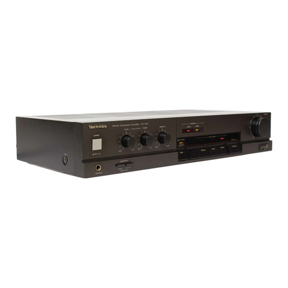 Technics SU-500 Service Manual