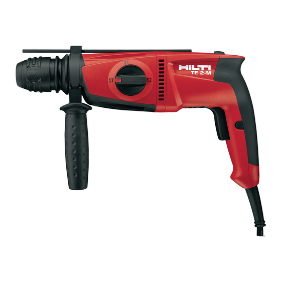 Hilti TE 2 Manual