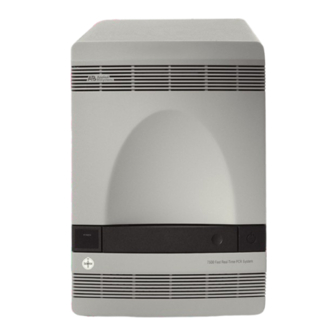 Applied Biosystems 7500 Getting Started Manual