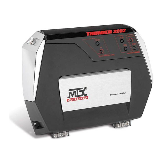 MTX Thunder 3202 Installation Instructions
