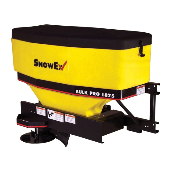 SnowEx Bulk Pro SP-1575 Owner's Manual And Installation Instructions