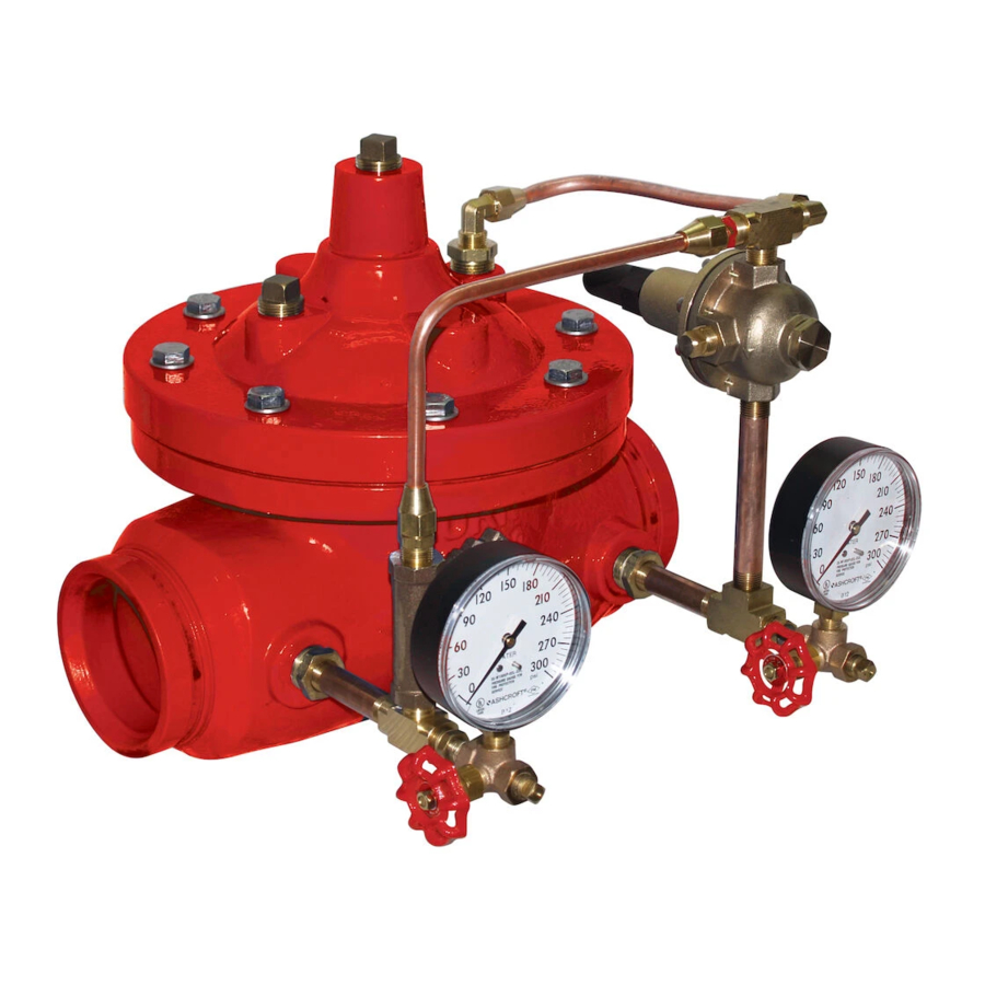 Zurn Wilkins ZW209FP Installatin, Start-Up, Maintenance Instructions