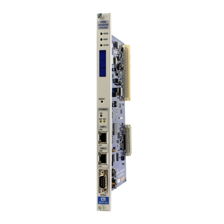 Control Technology 2500-C CPU Series Tech Tip