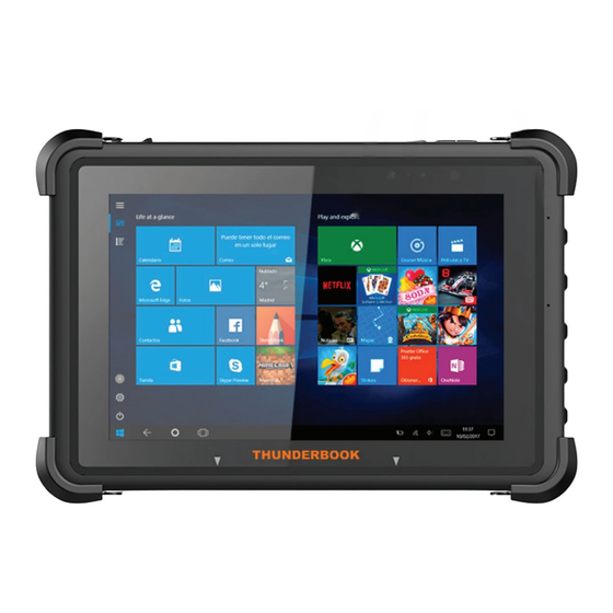 Thunderbook Goliath W100 Quick User Manual