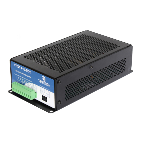 Tactical TPS12-2.5DC Installation Manual