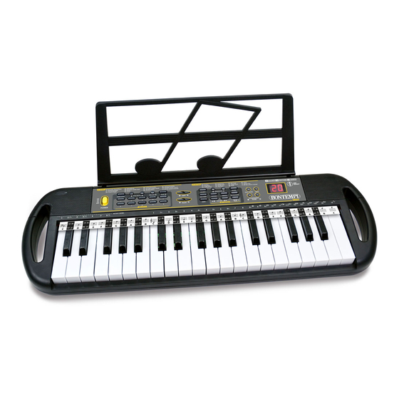 User Manuals: Bontempi iMusic 15 3790 Digital Keyboard