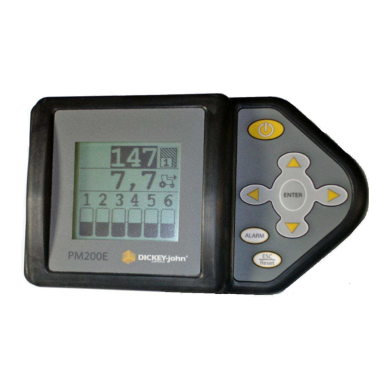 Dickey-John PM200 Monitor Seed Drills Manuals