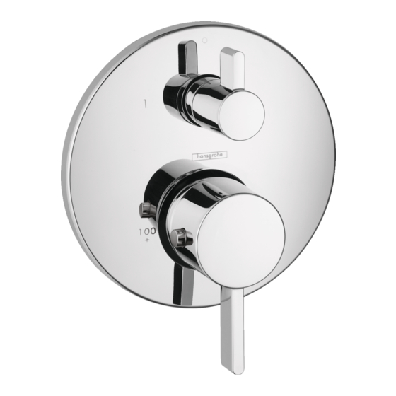 Hans Grohe S 04231000 Installation/User Instructions/Warranty