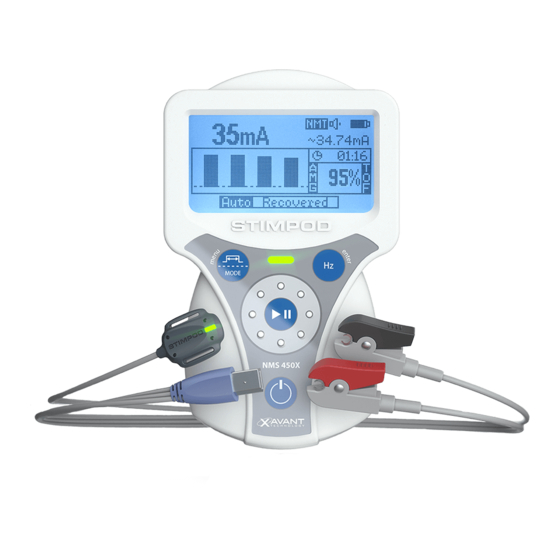 Xavant STIMPOD NMS 450X Quick Start Manual