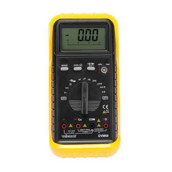 Velleman DVM 68 Operation Manual