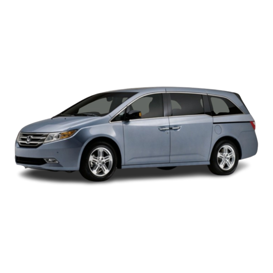 Honda 2011 ODYSSEY TOURING Technology Reference Manual
