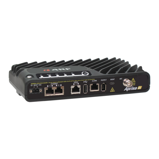 4RF Aprisa SR User Manual