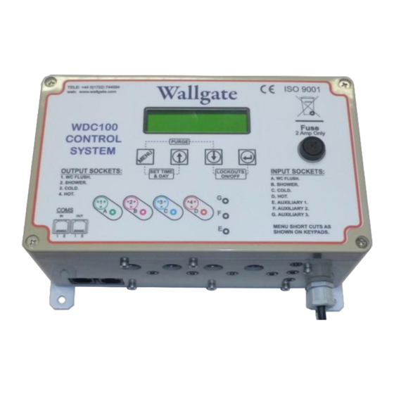 Wallgate WDC100 Product Manual