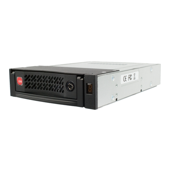 CRU Data Express DE110 SATA 6G Quick Start Manual