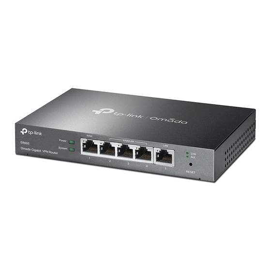 TP-LINK SAFESTREAM TL-R605 INSTALLATION MANUAL Pdf Download | ManualsLib