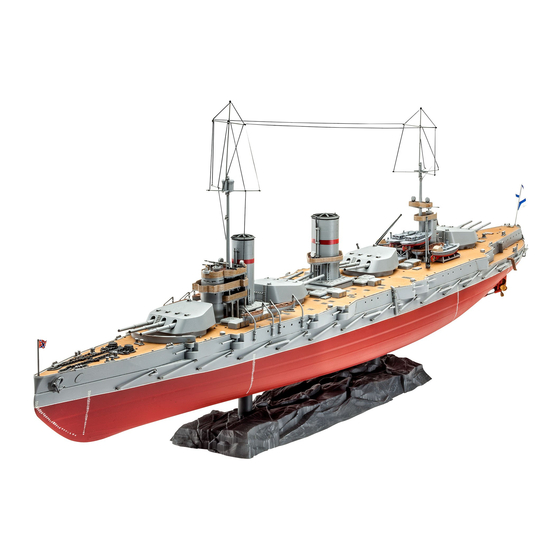 REVELL Russian WWI Battleship Gangut Manual