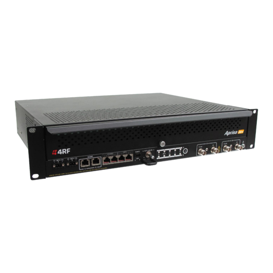 4RF Aprisa SR+ Quick Start Manual