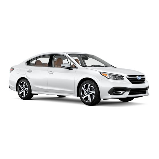 Subaru Legacy 2022 Getting Started Manual