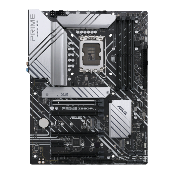 Asus PRIME Z690-P Quick Start Manual