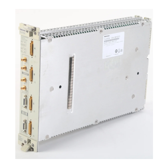 Tektronix TLA7S08 Series Instruction Manual