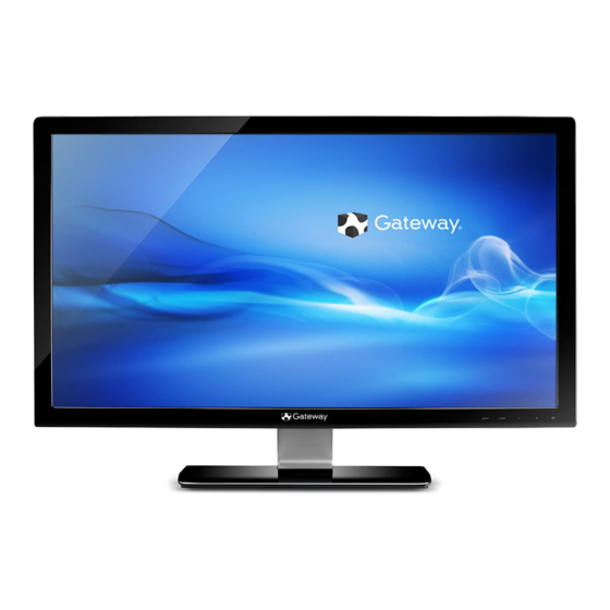 Gateway FHX2402L Setup Manual