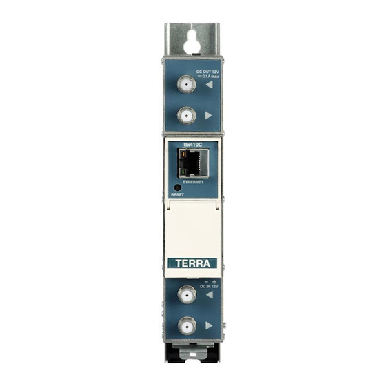 Terra tdx410C Manual