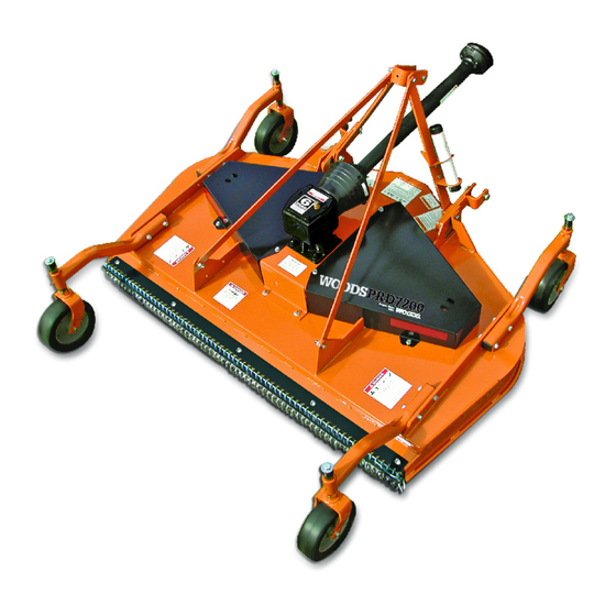 Woods PRD6000, PRD7200, PRD8400 Operator's Manual
