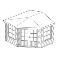 Rowlinson Garden Products Kestrel Cabin Assembly Instructions Manual