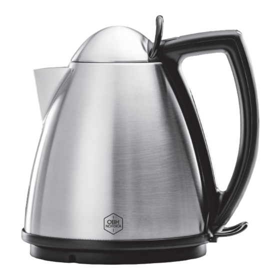 OBH Nordica INOX DELUXE 1.0 L Manuals