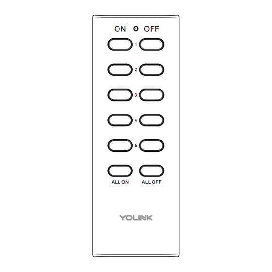Yolink YS3603-UC Setup & User Manual