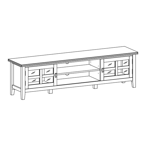 SIMPLIHOME brooklyn + max WyndenHall AXCARTLOW-72-RUS Manual