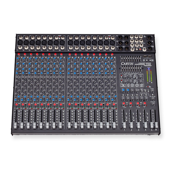 CARVIN C1644(P Operating Manual