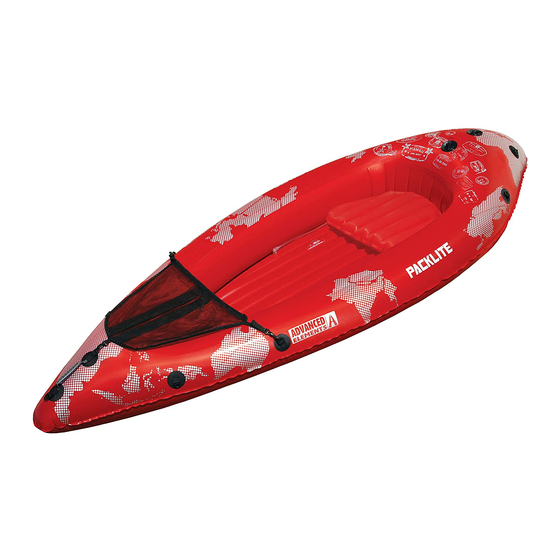 Advanced Elements Packlite Inflatable Kayak AE3021 Owner's Manual