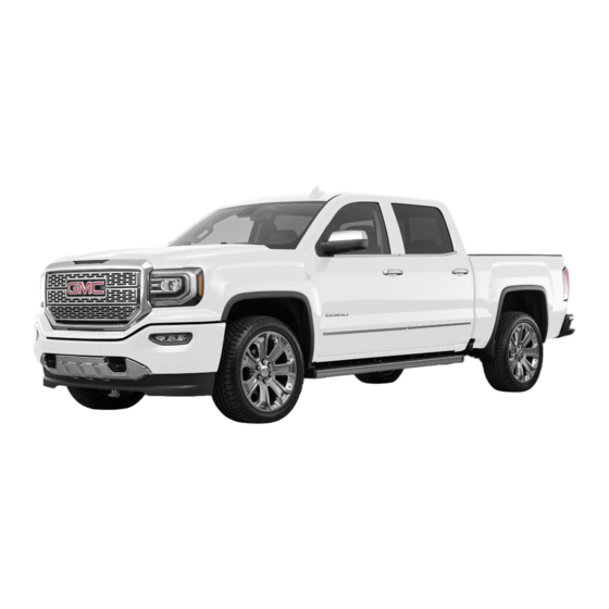 GMC Sierra 2016 Getting To Know Manual