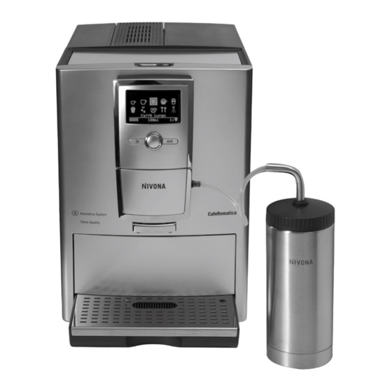 Nivona caferomatica NICR8 series Operating Instructions Manual