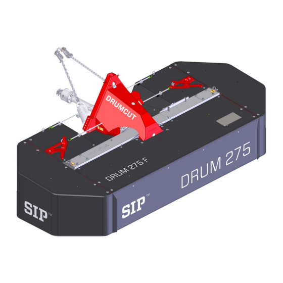 SIP DRUMCUT DRUM 275 F Instruction For Work