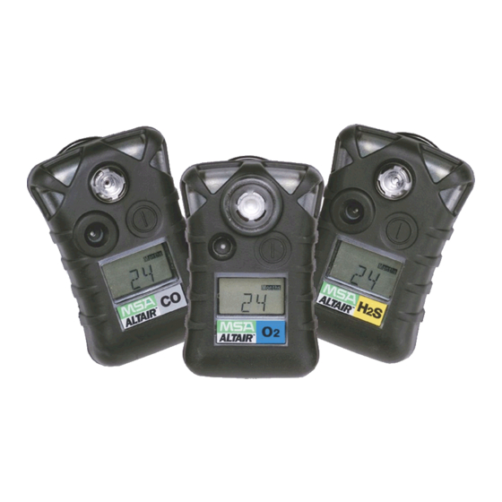 MSA AUER ALTAIR Operating Manual