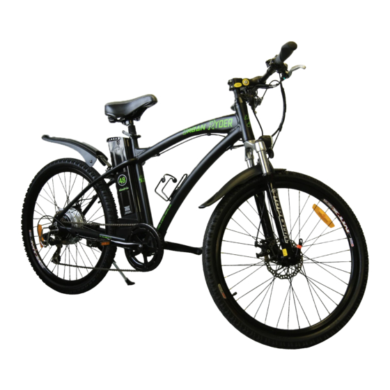 Green Light Cycle URBAN RYDER User Manual