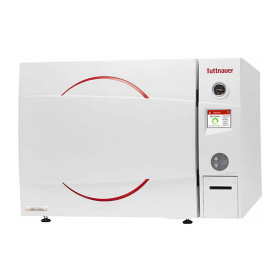 Tuttnauer 3840 EL-D Operation And Maintenance Manual