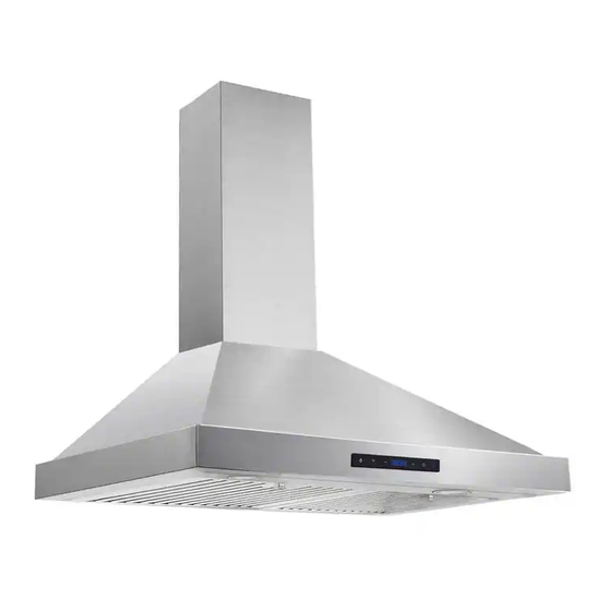 User Manuals: Vissani QR814 Range Hood